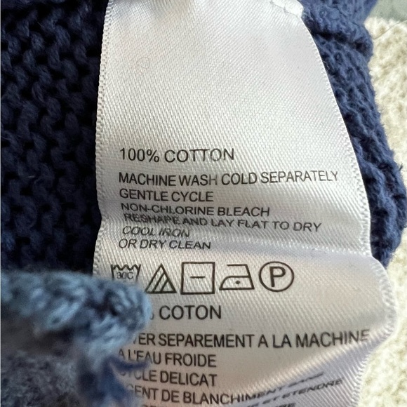 Tommy Bahama cotton v-neck knit sweater, size large - Picture 5 of 6